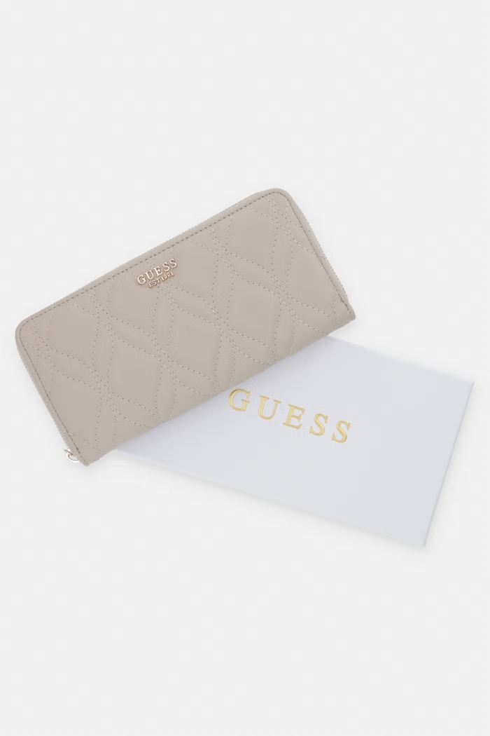 Guess portofel pentru femei, cu imitație de piele MAXINE SWQG97.33146 bej