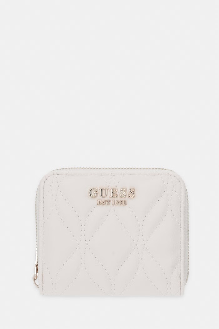 Guess portofel pentru femei, cu imitație de piele MAXINE bej SWQG97.33137