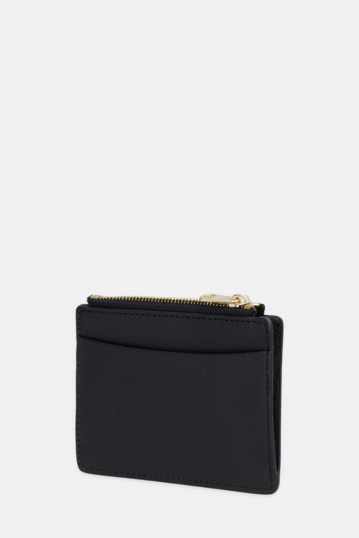 A.P.C. peňaženka dámska kožená porte-carte paris PXAWV.F63670 čierna AW26