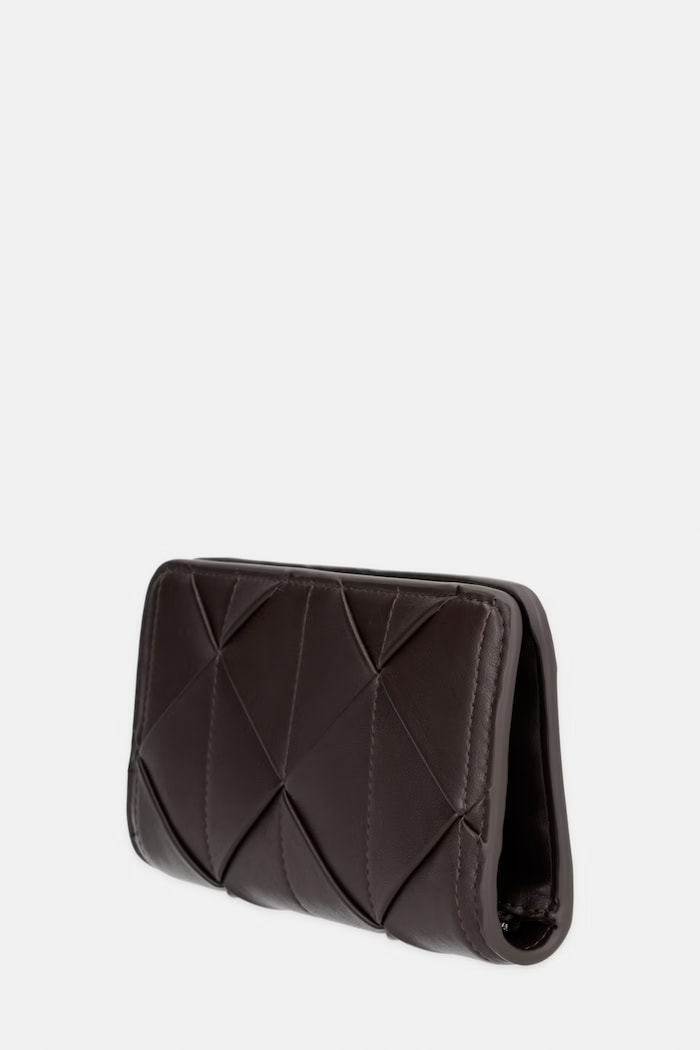 Calvin Klein portofel pentru femei, cu imitație de piele LV04F1221G maro AW26