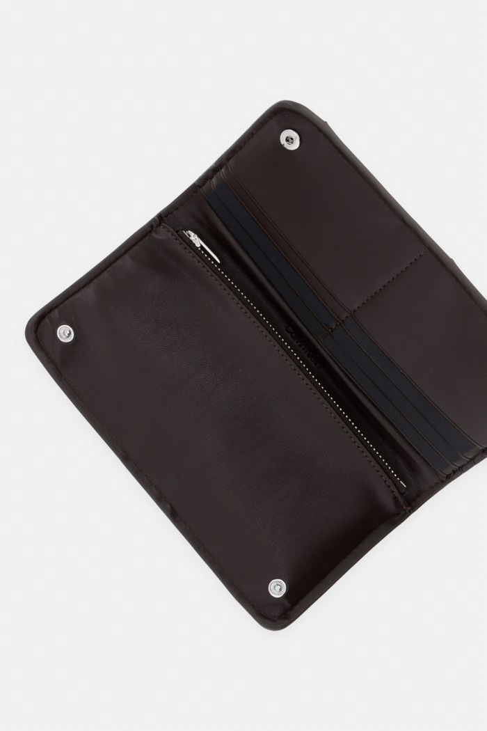 Accesorii Calvin Klein portofel pentru femei, cu imitație de piele LV04F1221G maro