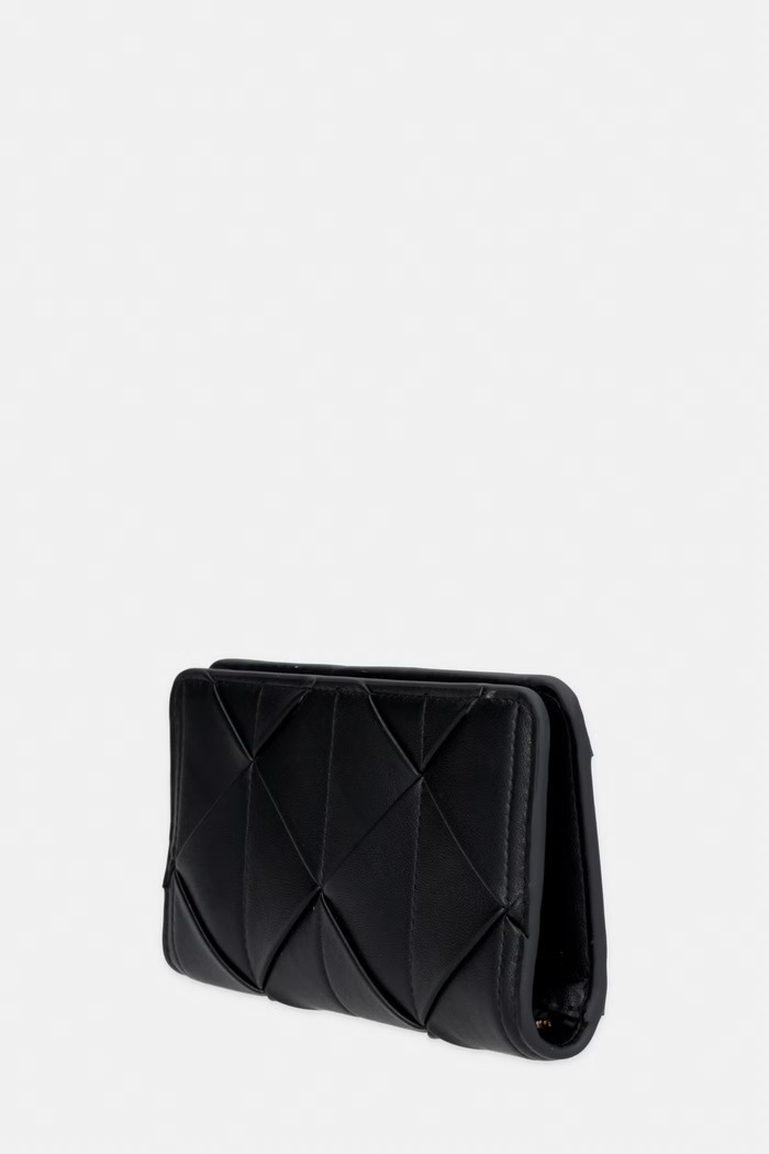 Calvin Klein peňaženka dámska z imitácie kože LV04F1221G čierna AW26