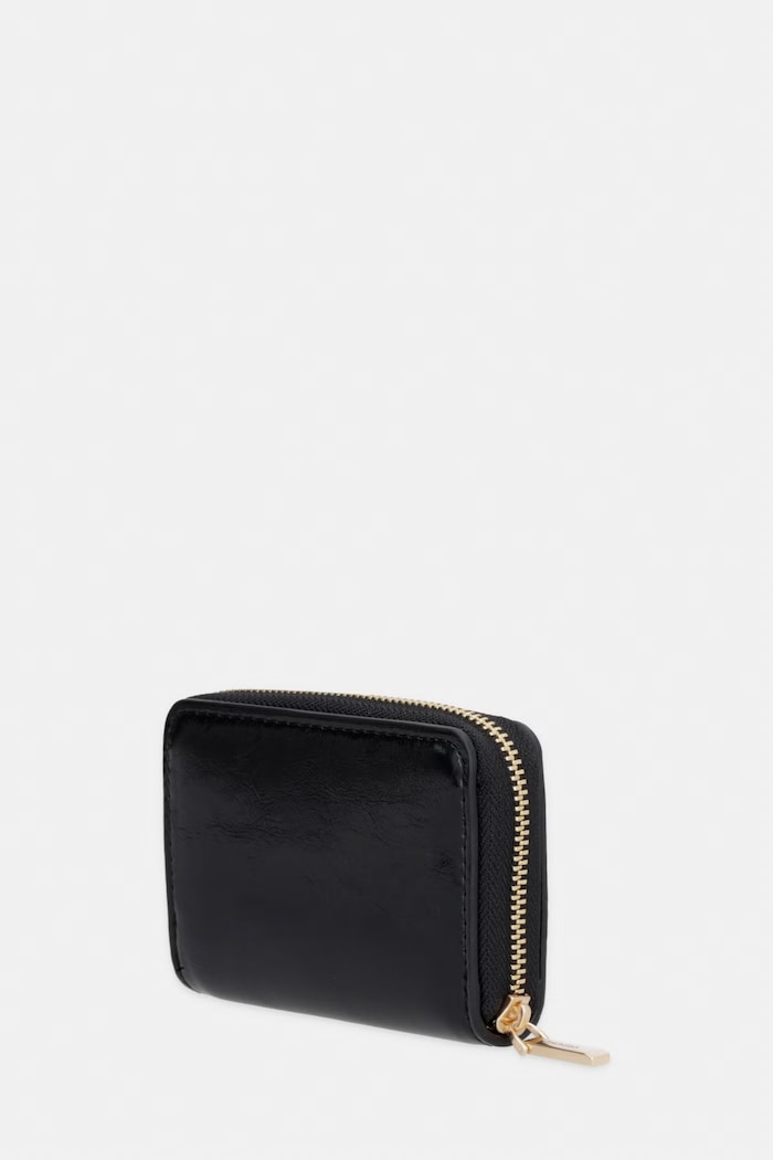 Calvin Klein peňaženka dámska z imitácie kože LV04F1201G čierna AW26