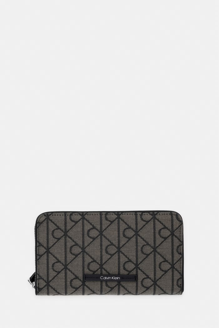 Calvin Klein portfel RFID damski beżowy LV04F1163G