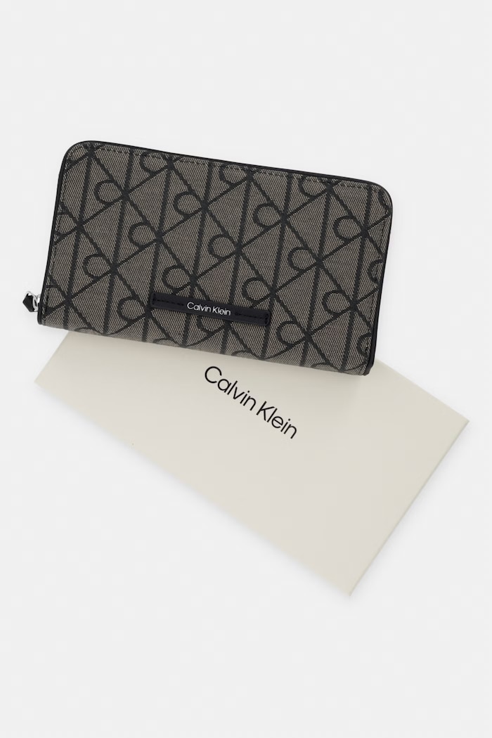 Calvin Klein portfel RFID damski LV04F1163G beżowy