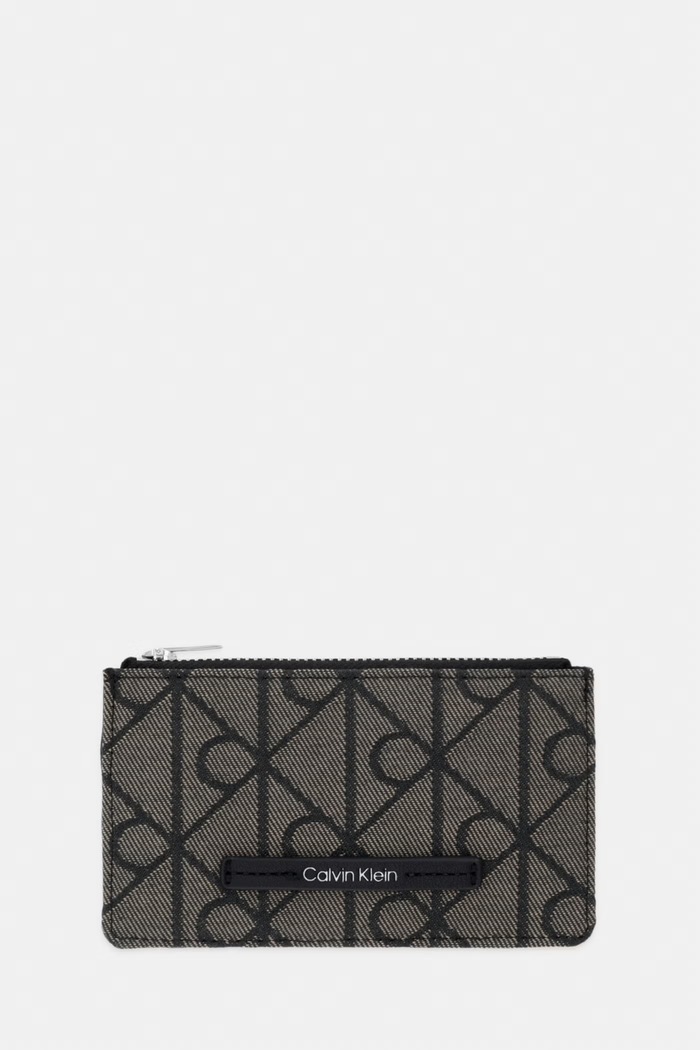 Calvin Klein portfel RFID damski beżowy LV04F1162G
