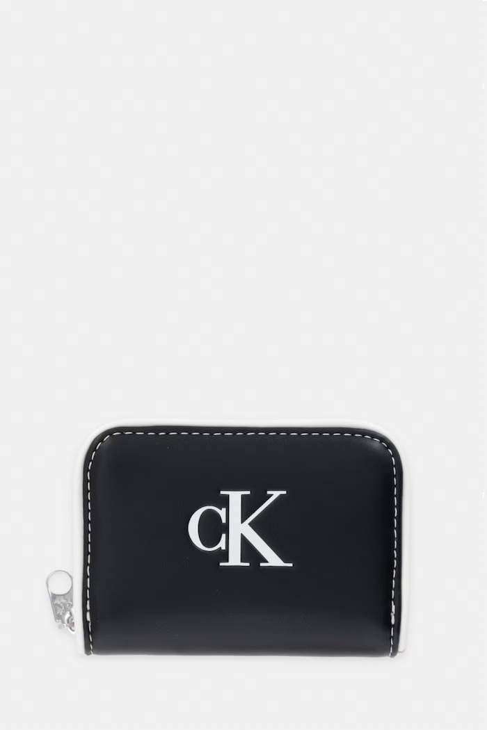 Calvin Klein portofel pentru femei cu imitație de piele negru LV04F1143G