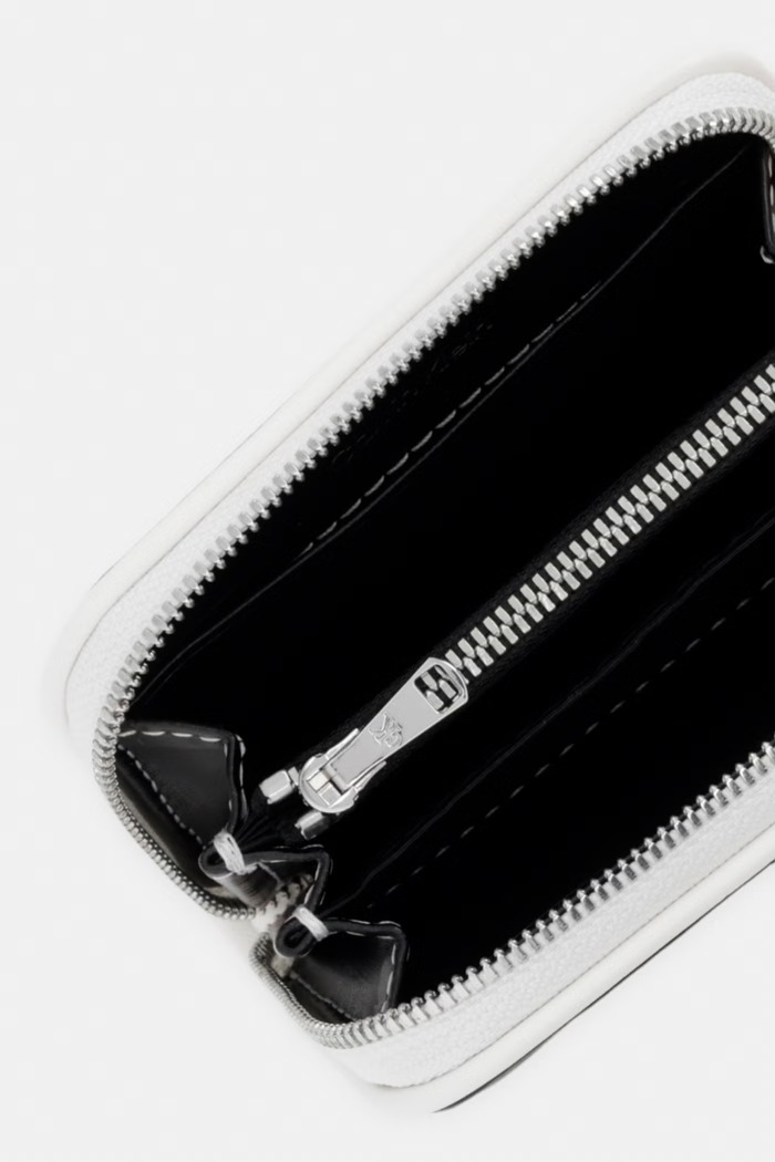 Accesorii Calvin Klein portofel pentru femei cu imitație de piele LV04F1143G negru