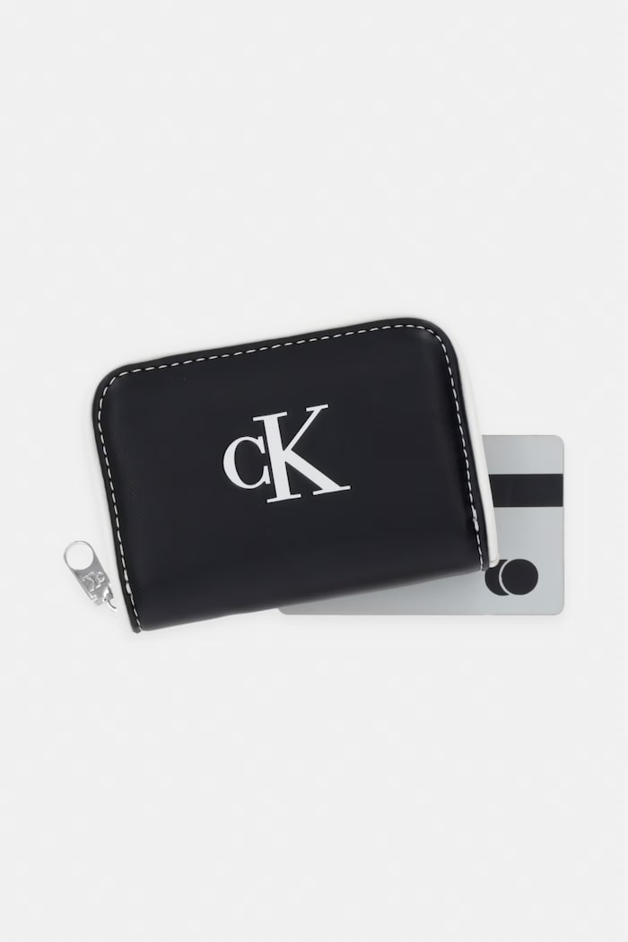 Calvin Klein portofel pentru femei cu imitație de piele negru LV04F1143G