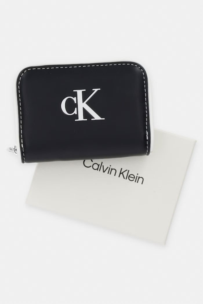 Calvin Klein portofel pentru femei cu imitație de piele LV04F1143G negru
