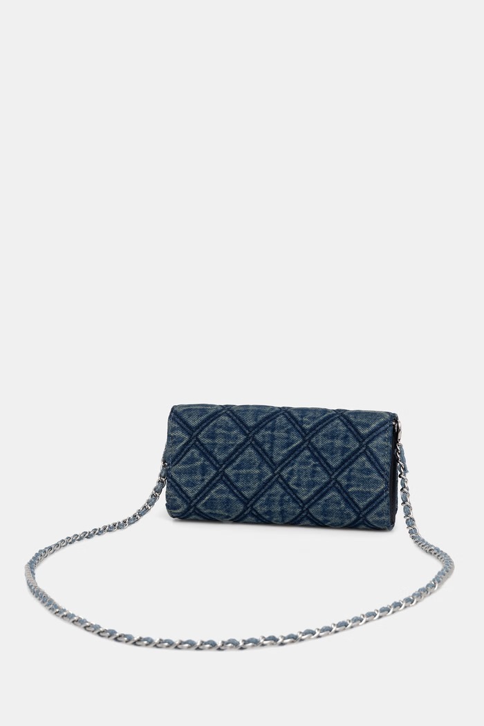 Αξεσουάρ Tommy Hilfiger πορτοφόλι γυναικείο ντένιμ AW0AW18903 μπλε