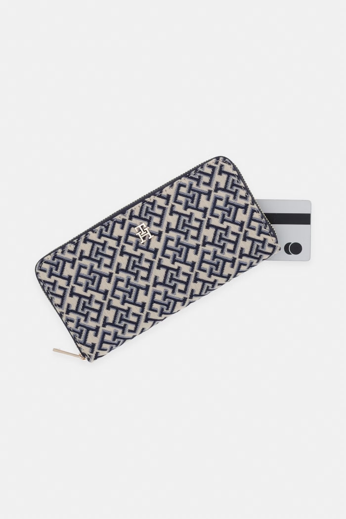 Tommy Hilfiger portfel damski beżowy AW0AW18796