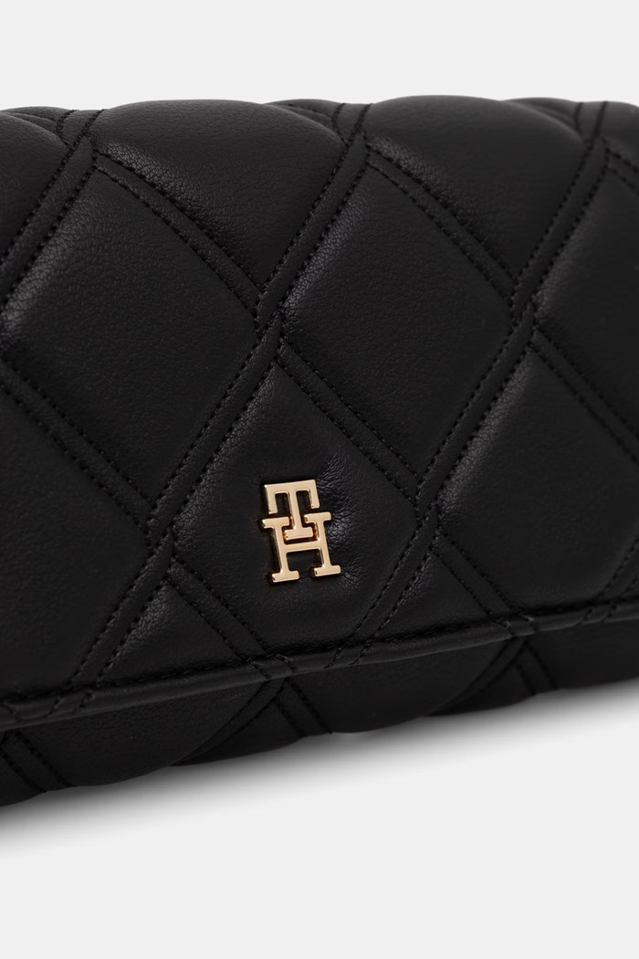 Tommy Hilfiger πορτοφόλι γυναικείο από απομίμηση δέρματος μαύρο AW0AW18795