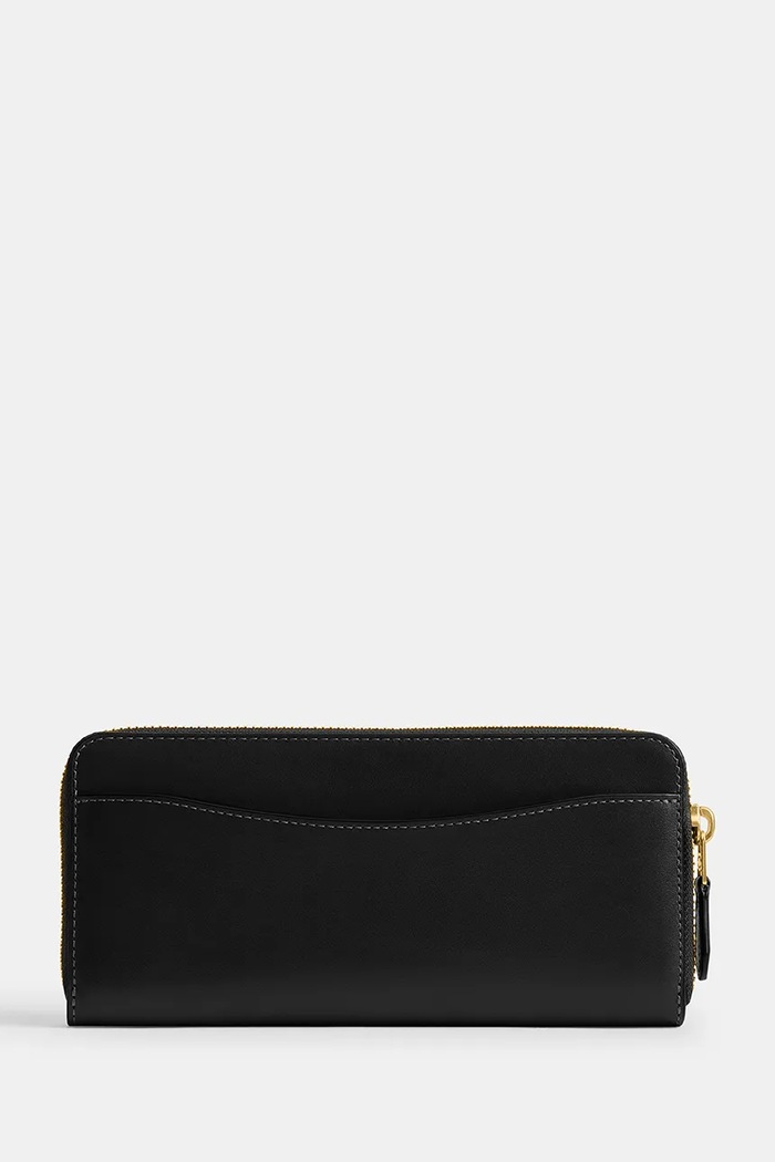 Coach portfel damski skórzany Accordion Zip CCY19 czarny AW26