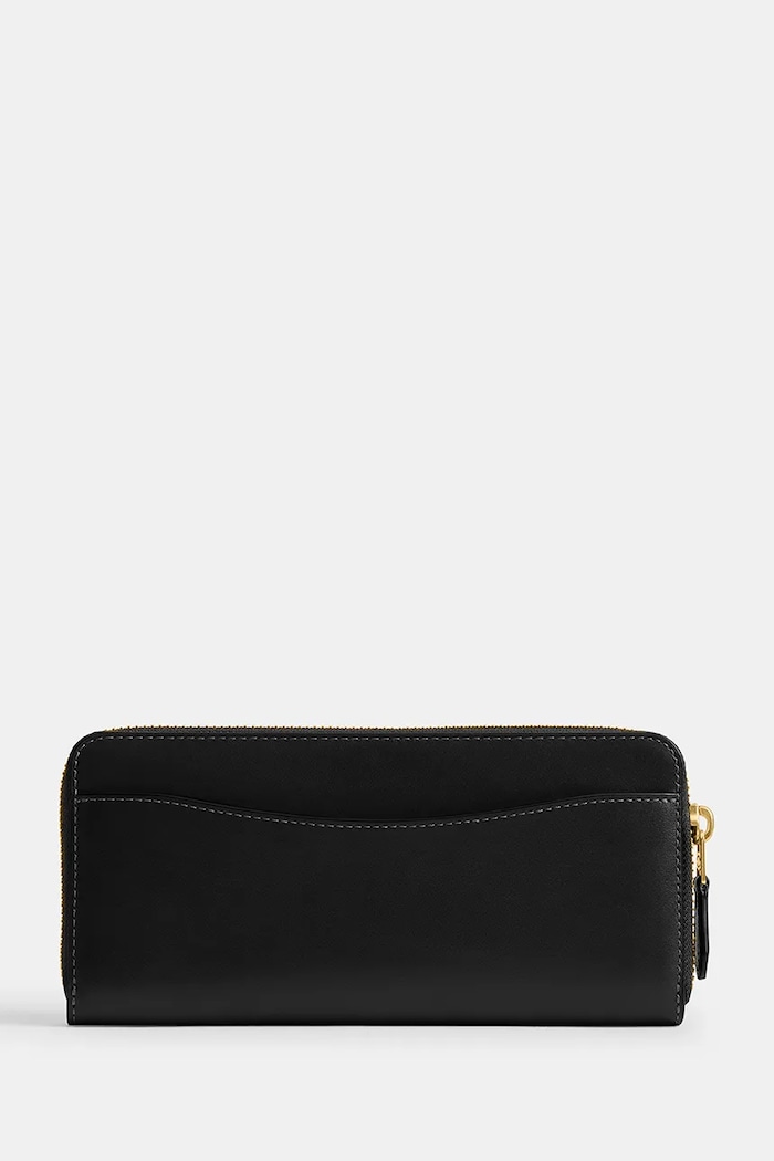 Coach portfel damski skórzany Accordion Zip CCY19 czarny AW26