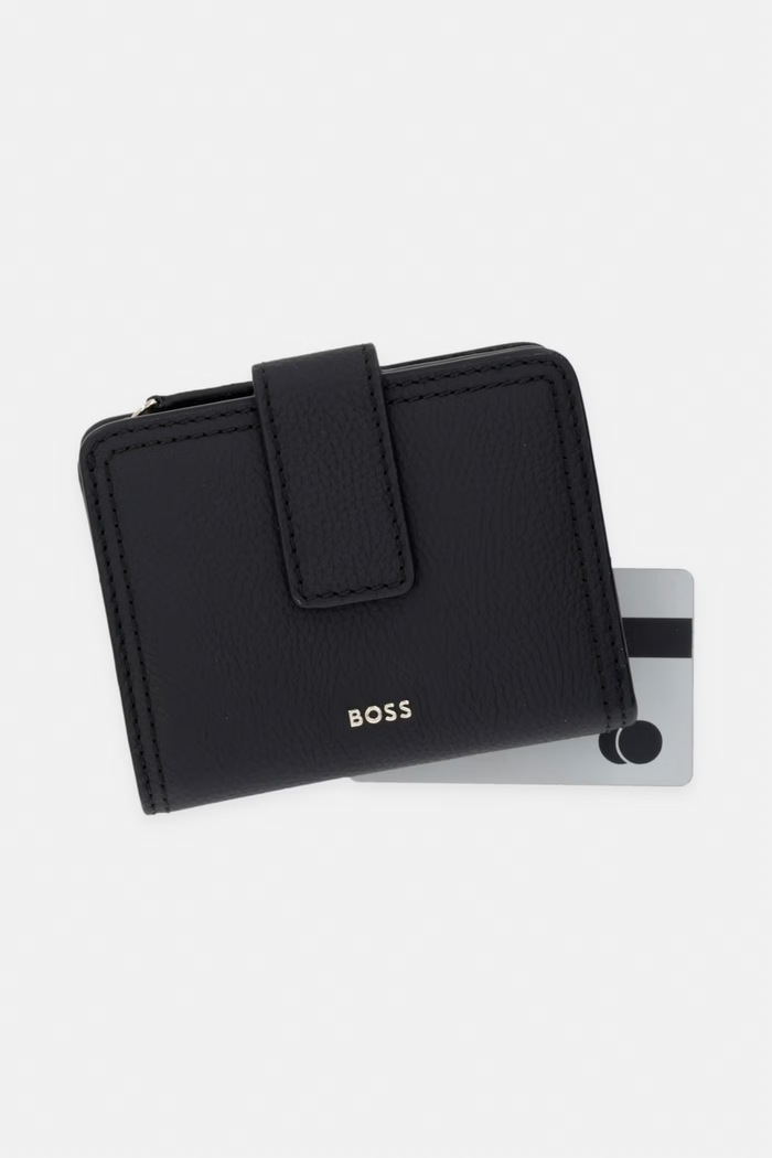 BOSS portofel pentru femei, din piele Lenah new Sm Wallet negru 50568170