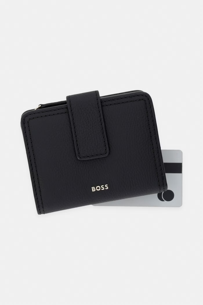 BOSS portofel pentru femei, din piele Lenah new Sm Wallet negru 50568170