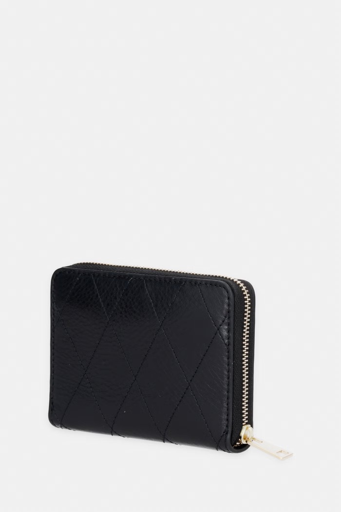 Tory Burch portfel damski skórzany Charlie 186098 czarny AW26