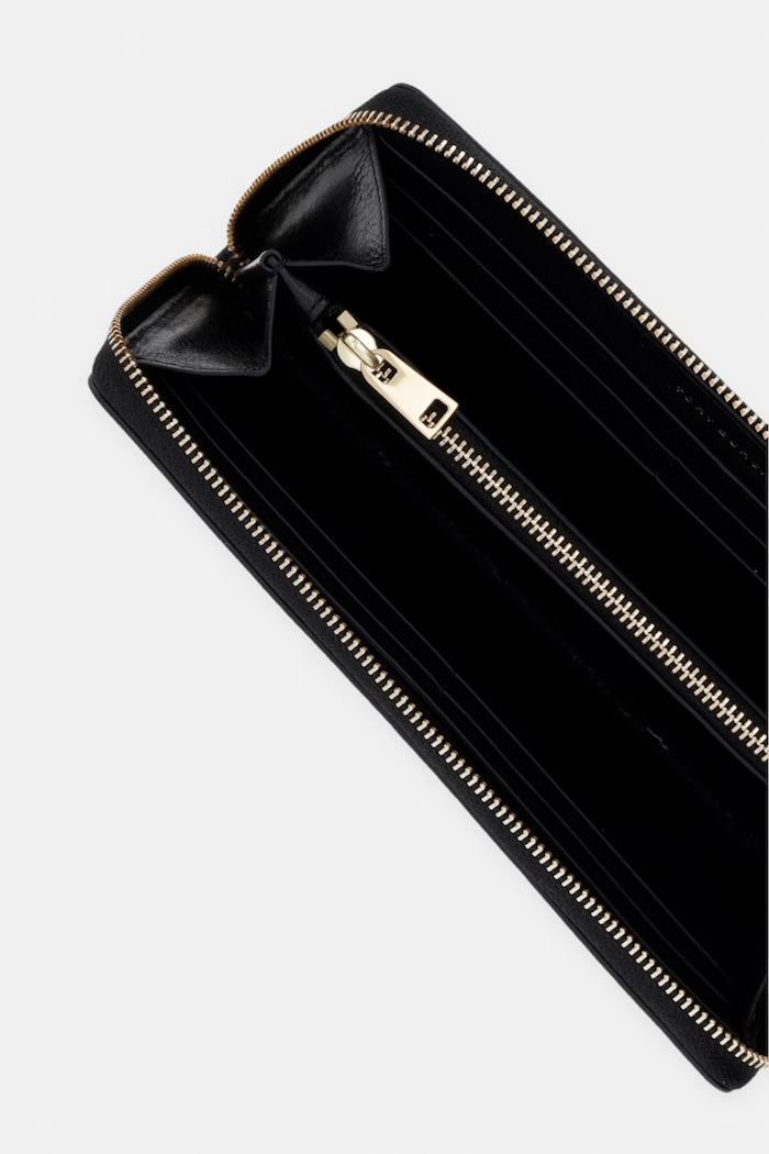 Doplnky Tory Burch peňaženka dámska kožená Charlie 186047 čierna