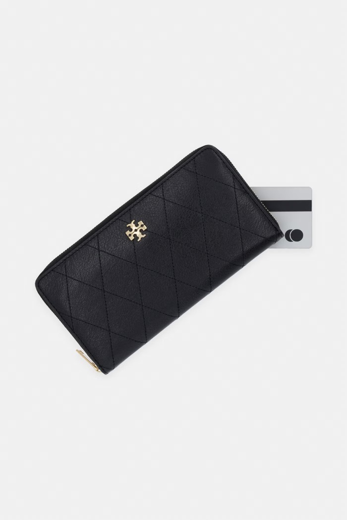 Tory Burch peňaženka dámska kožená Charlie čierna 186047