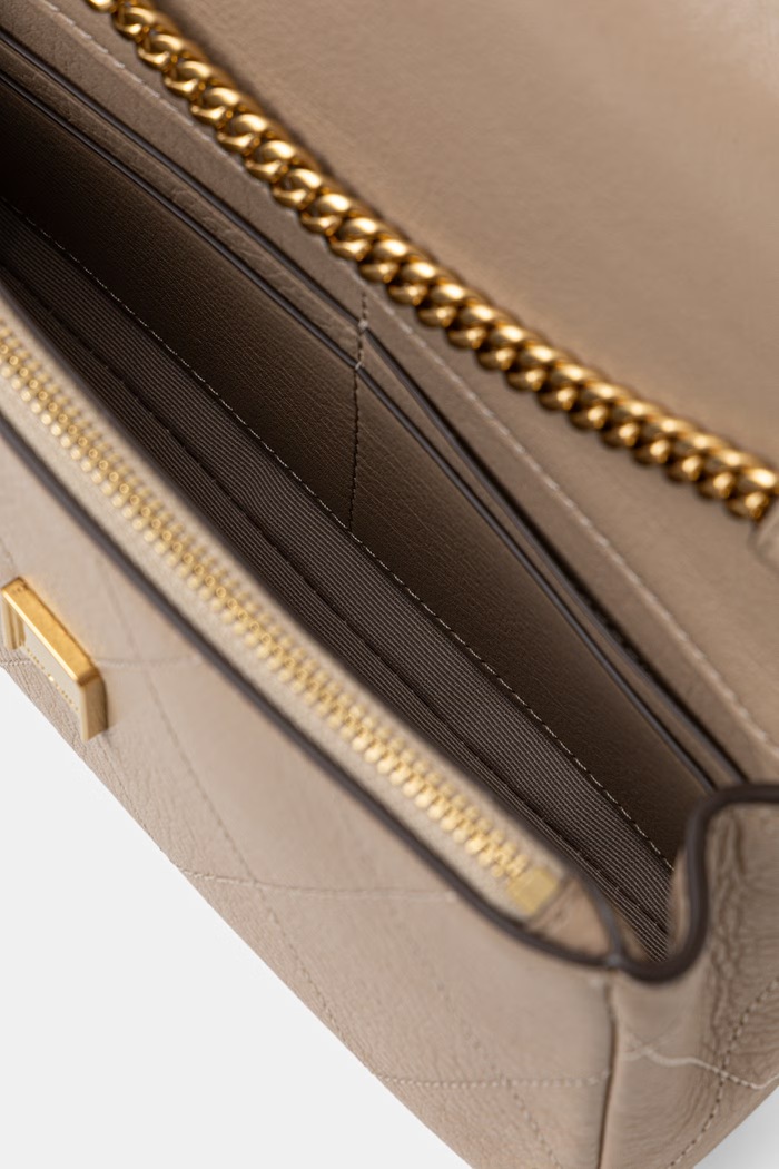 Tory Burch crossbody kabelka dámska kožená Charlie 186041 béžová