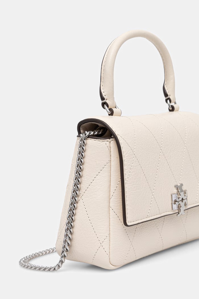 Tory Burch crossbody kabelka dámska kožená Charlie 186032 béžová AW26