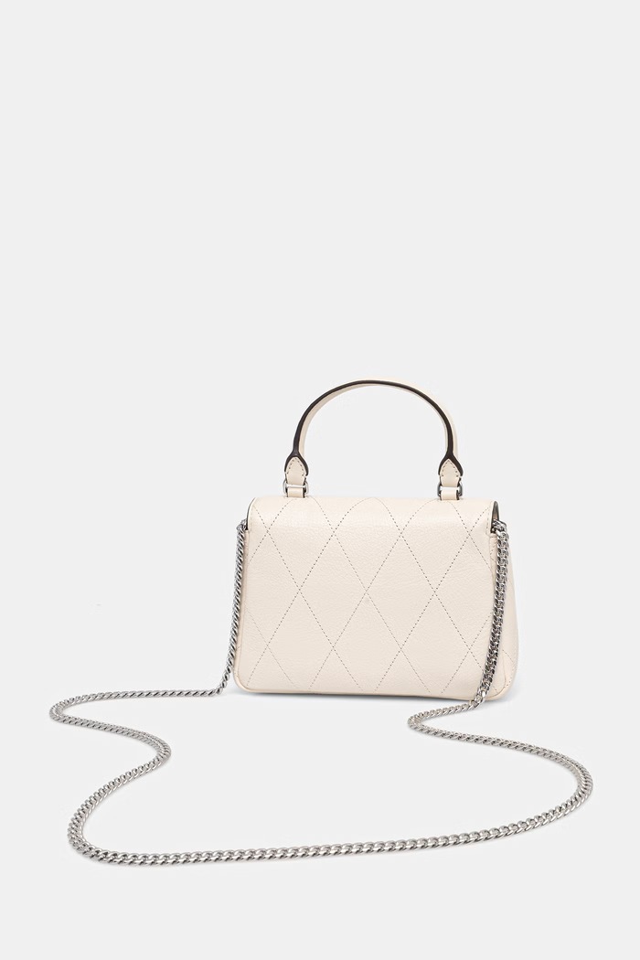 Doplnky Tory Burch crossbody kabelka dámska kožená Charlie 186032 béžová