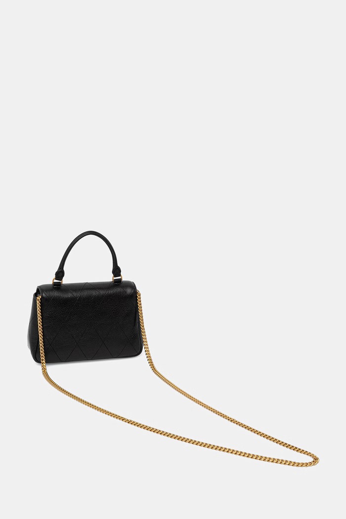 Doplnky Tory Burch crossbody kabelka dámska kožená Charlie 186032 čierna