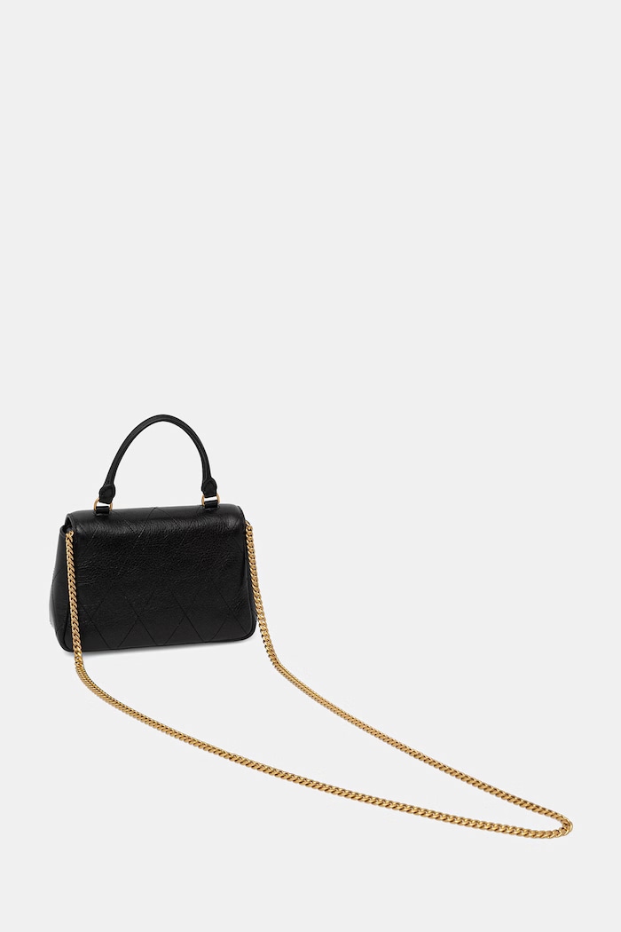 Doplnky Tory Burch crossbody kabelka dámska kožená Charlie 186032 čierna
