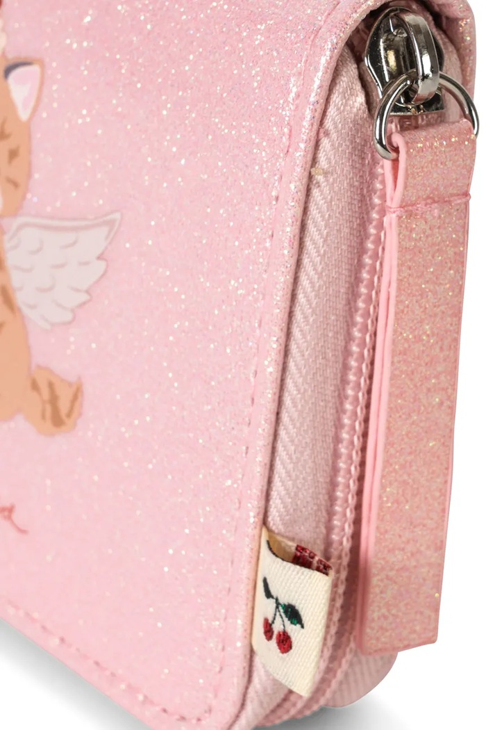 Portfel dziecięcy CAT WALLET Konges Sløjd różowy KS105936.9BY2