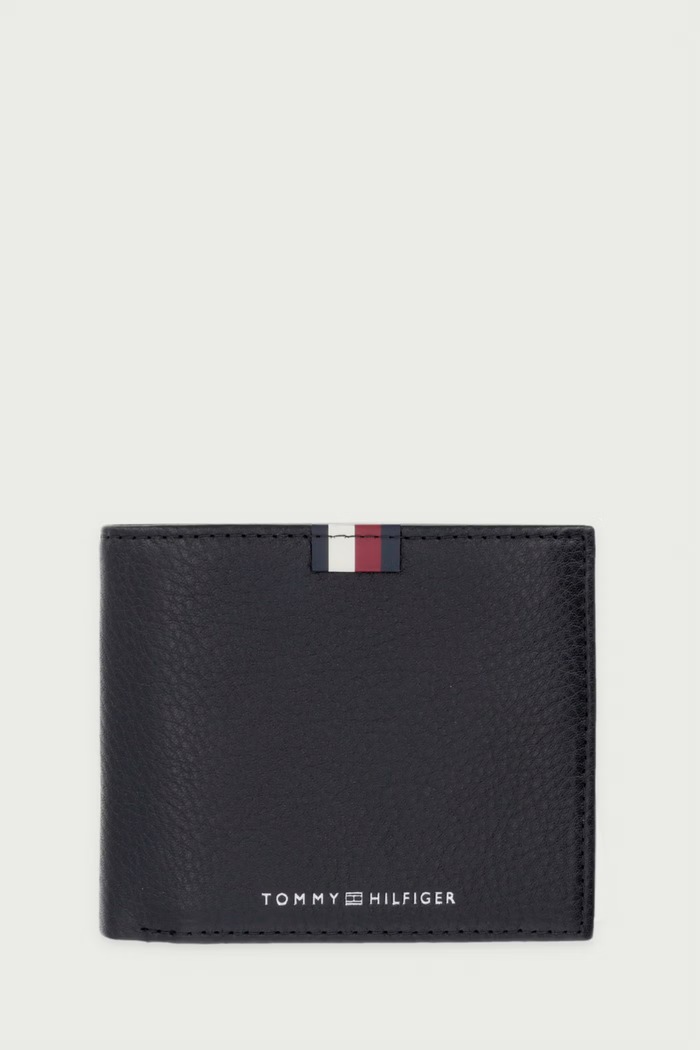 Tommy Hilfiger Portfel męski skórzany czarny AM0AM13341