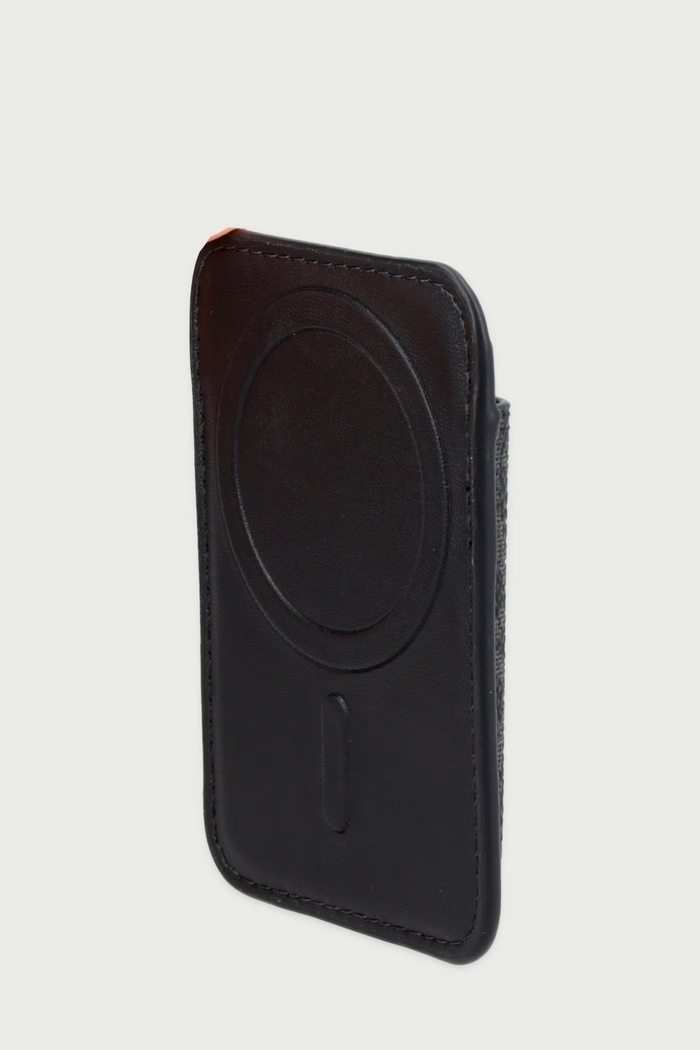 Michael Kors Etui na karty męskie z imitacji skóry HUDSON 39F6LHDM0O czarny AW26