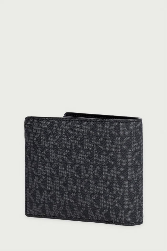 Michael Kors Portfel męski z imitacji skóry GREYSON 39F9LGYF2B czarny AW26