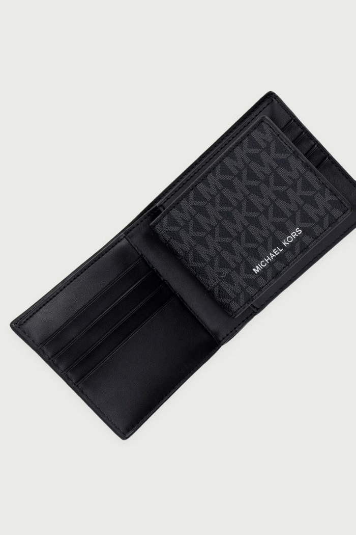 Akcesoria Michael Kors Portfel męski z imitacji skóry GREYSON 39F9LGYF2B czarny