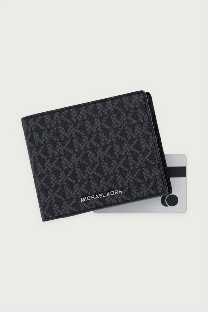 Portfel męski z imitacji skóry GREYSON Michael Kors czarny 39F9LGYF2B