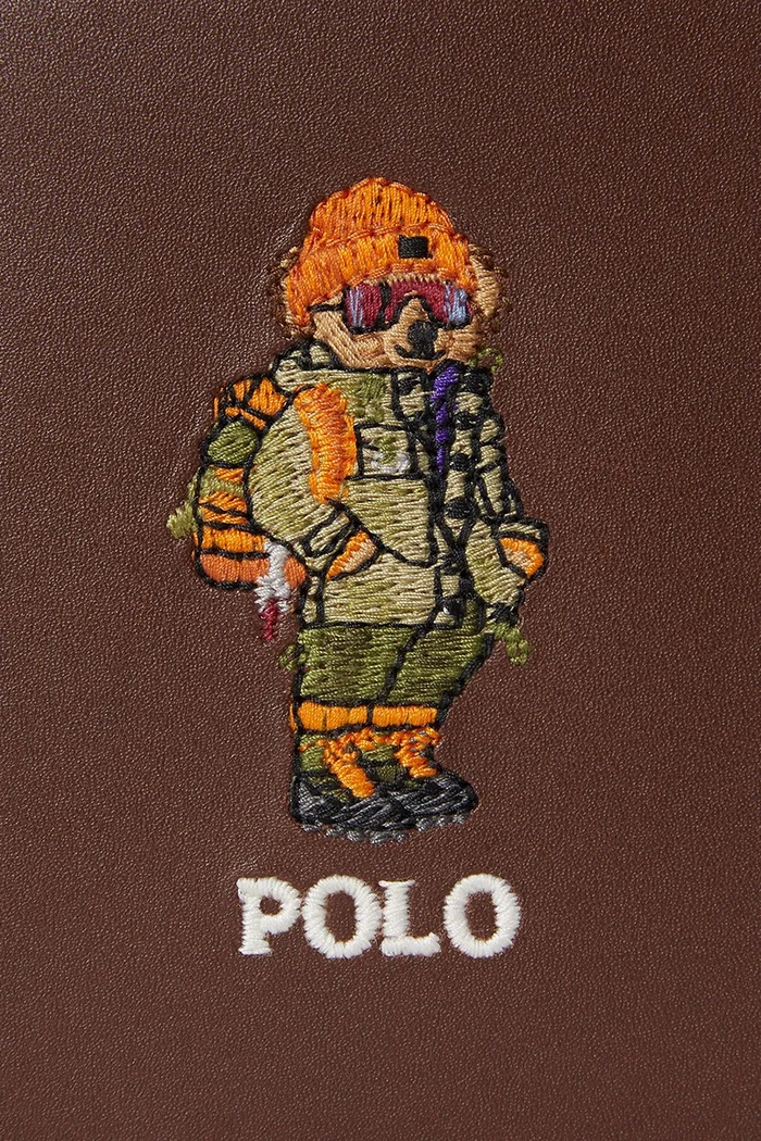 Portfel męski Polo Ralph Lauren 405P16238 brązowy