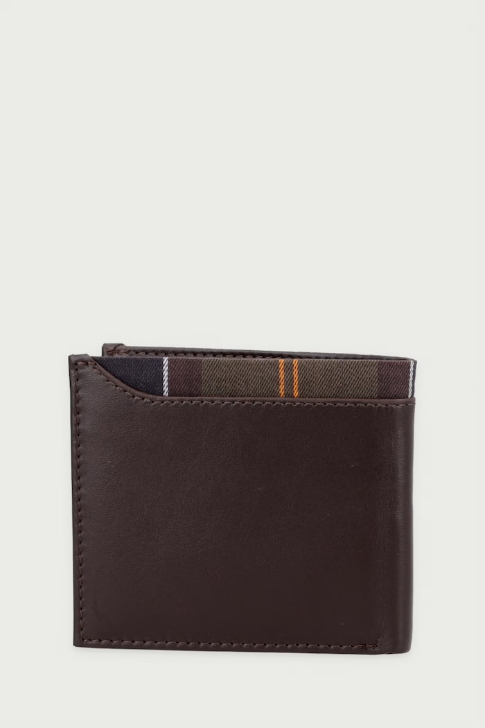 Barbour Portfel męski skórzany MLG0084 brązowy AW26