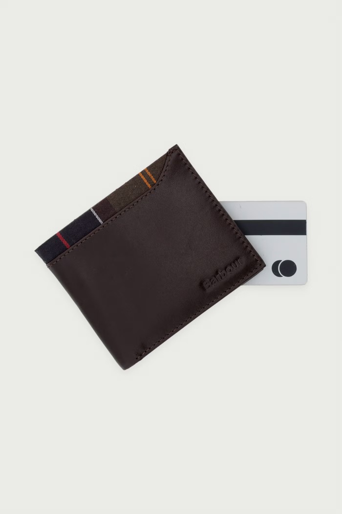 Portfel męski skórzany Barbour MLG0084 brązowy