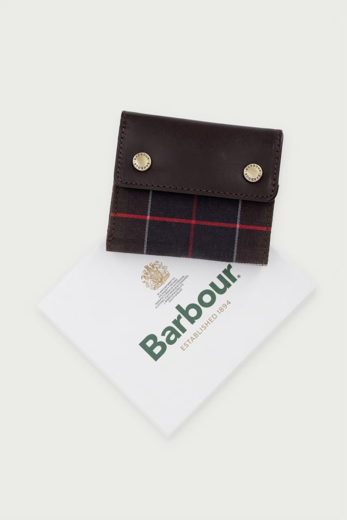 Portfel męski Barbour zielony MLG0082