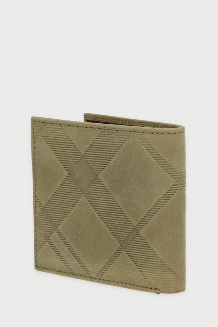 Barbour Portfel męski skórzany MLG0081 zielony AW26