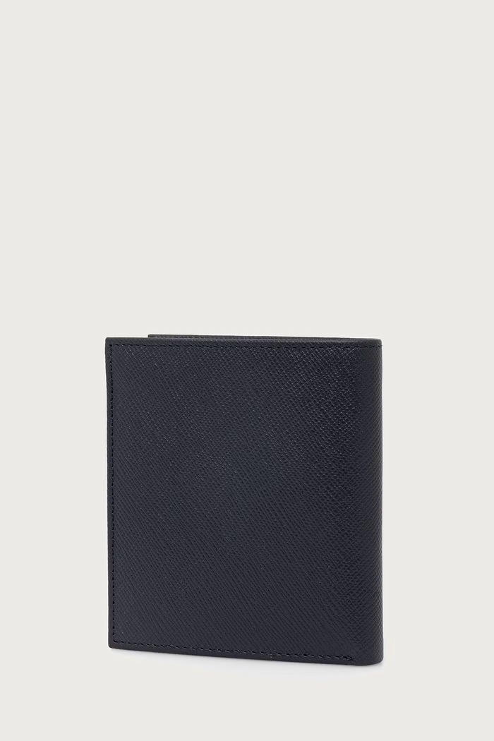 Guess Portfel męski skórzany MILANO SMMISL.LEA22 granatowy AW26
