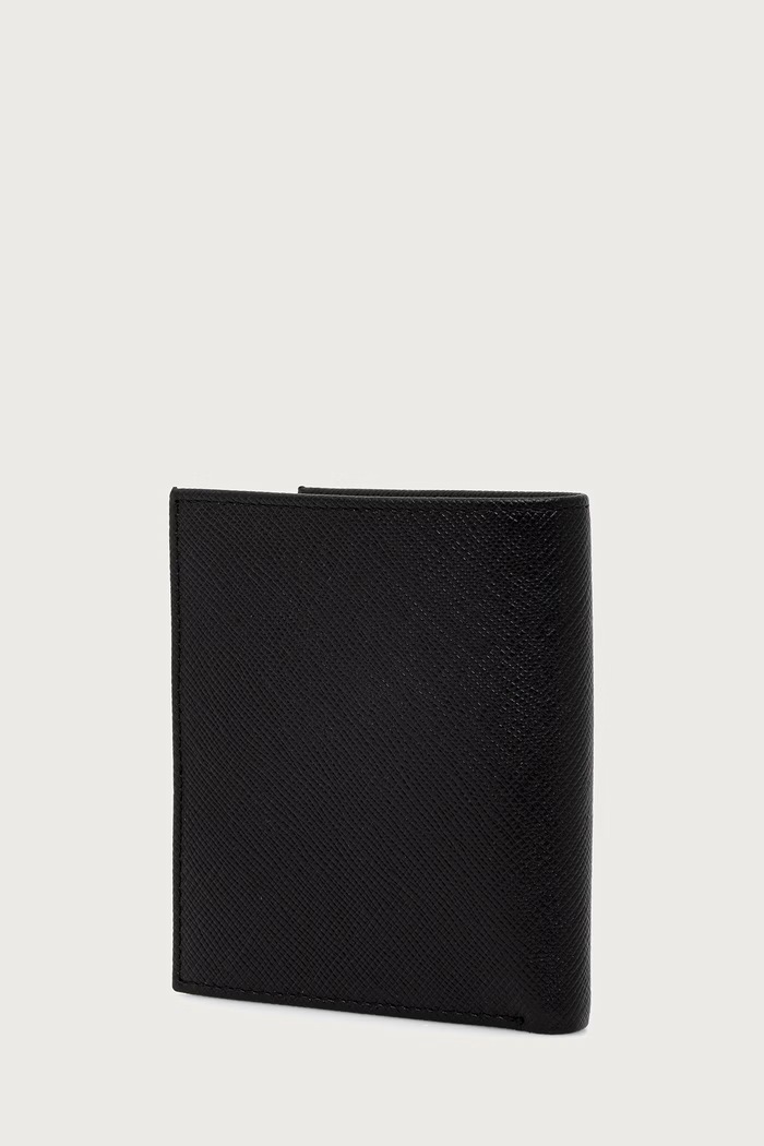 Guess Portfel męski skórzany MILANO SMMISL.LEA22 czarny AW26