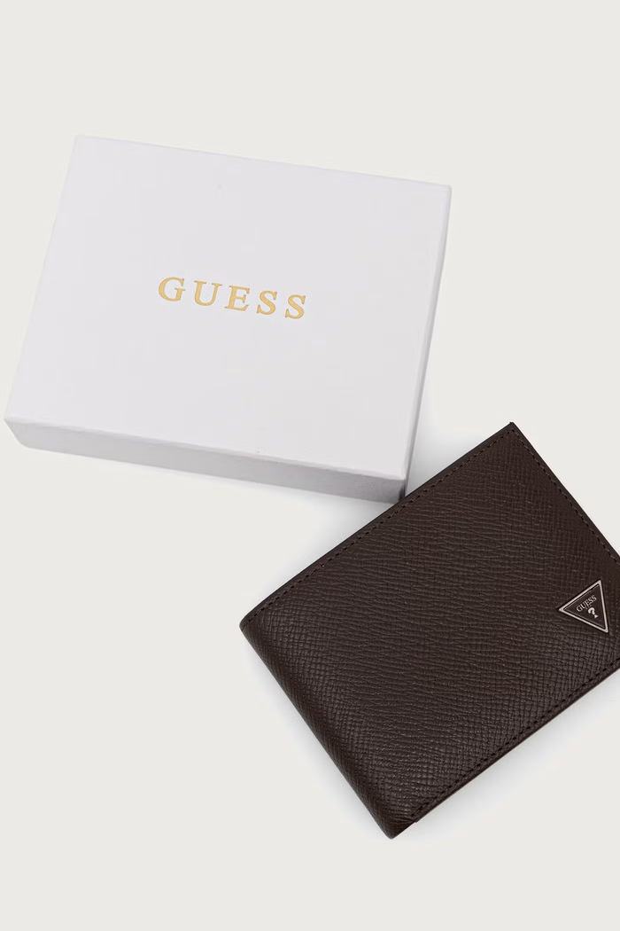 Guess Portfel męski skórzany MILANO SMMISB.LEA92