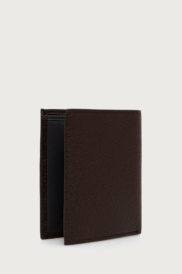 Guess Portfel męski skórzany MILANO SMMISB.LEA22 brązowy AW26