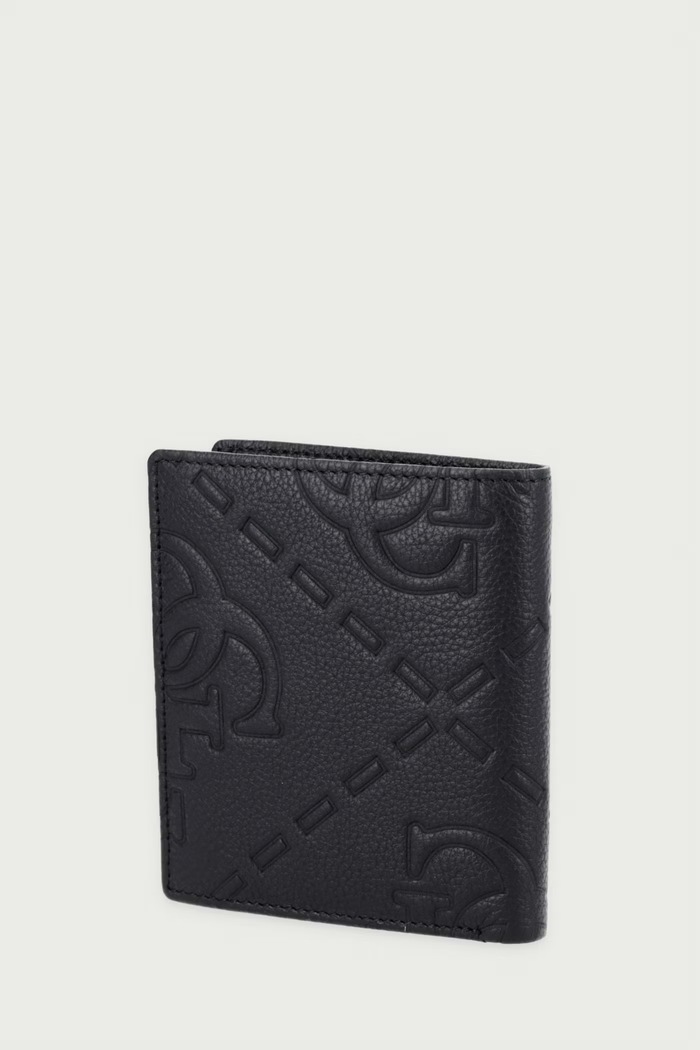 Guess portfel męski skórzany BOSTON SMBOMA.LEA22 czarny AW26