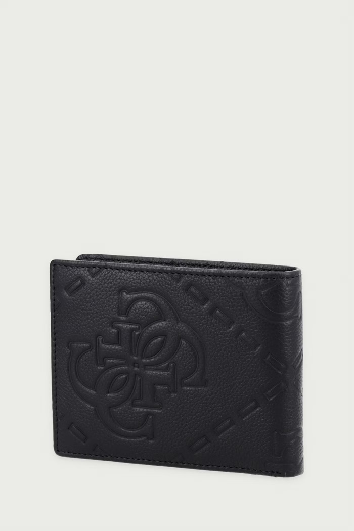 Guess portfel męski skórzany BOSTON SMBOMA.LEA20 czarny AW26