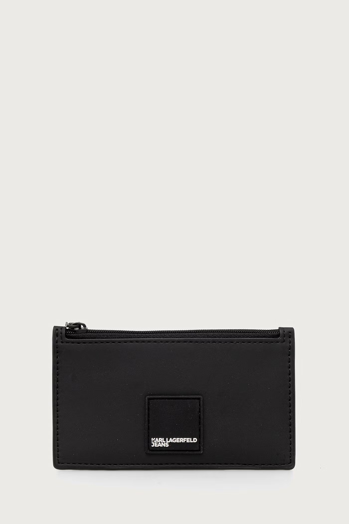 Karl Lagerfeld Jeans Πορτοφόλι ανδρικό μαύρο B4M32050