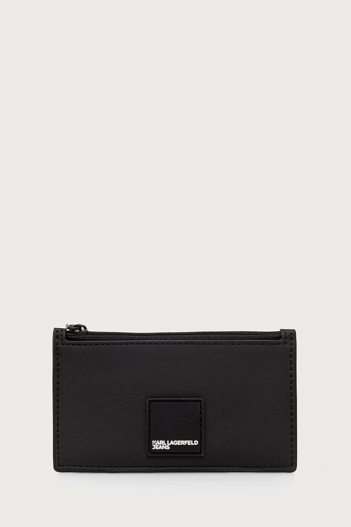 Karl Lagerfeld Jeans Πορτοφόλι ανδρικό μαύρο B4M32050