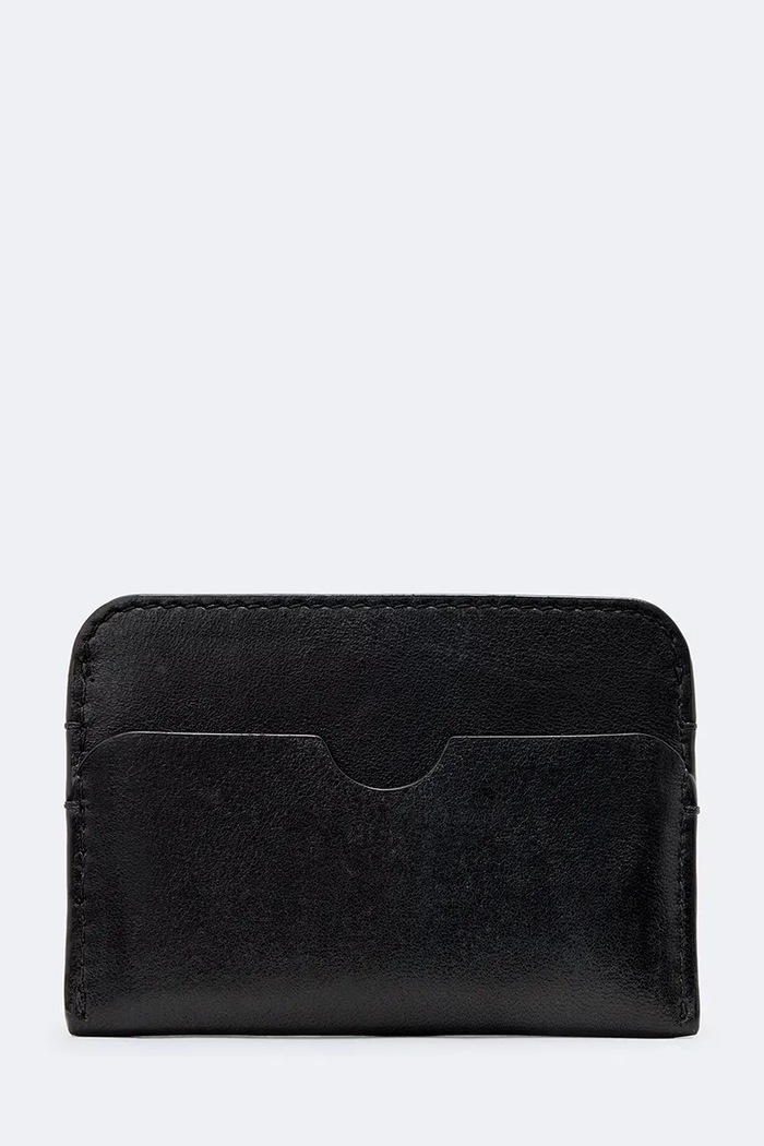 AllSaints Etui na karty skórzane CLYMER CARDHOLDER M096XF czarny AW26