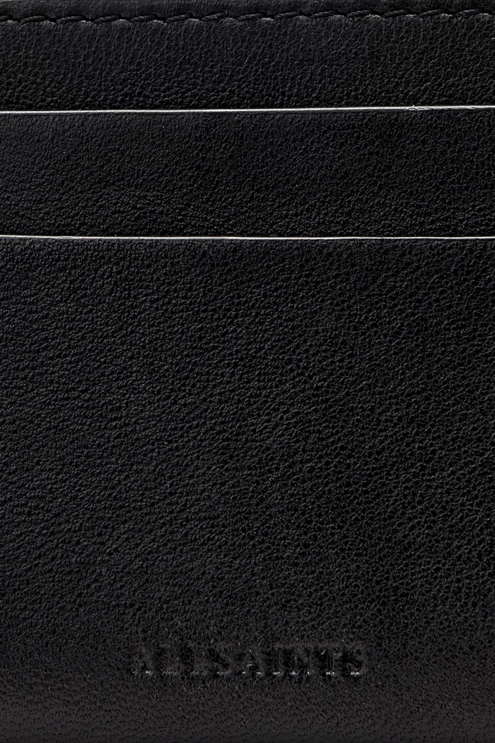Etui na karty skórzane CLYMER CARDHOLDER AllSaints M096XF czarny